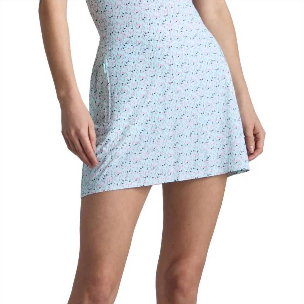 NEW G/FORE women's aye poppy silky tech nylon skort in blue